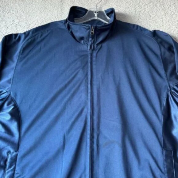 Nike Jacket Mens Extra‎ Large Blue Basketball Full Zip Activewear Track Athletic - Picture 3 of 16